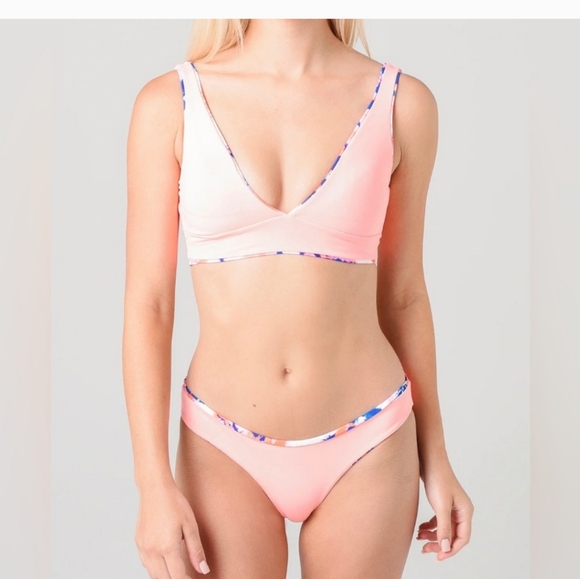 Women's Marble Allure 4-Way Reversible Halter Bikini Mix Matched Sizes - Picture 10 of 11